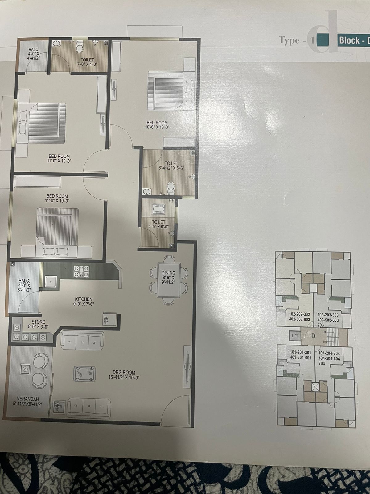 3 BHK 188 Sq. Yrd. Residential Flat / Appartment for Sell in Sola Ahmedabad - Media 13